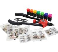 Pince rivets de traction Pour rivets aveugles À sertir les écrous Set 7 Mandrins interchangeables – Pince insert fileté