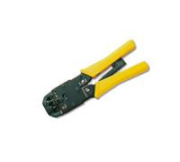 Digitus Pince à sertir multi-modulaire en métal, compatible RJ45, RJ12, RJ11