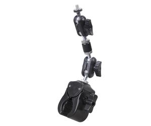 Pince rotative compatible avec vis 1/4 offrant des libertés à 360 degrés pour les caméras d'action reflex numériques, pince de montage coudée créative pour appareil photo