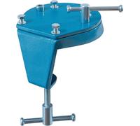 Pince rotative Épaisseur de table 10-60mm Mâchoires L.100mm Gr.90/100mm et Compact HEUER