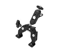 Pince rotative Universelle en Alliage d ' Aluminium avec tête sphérique pivotante à 360 degrés, Adaptateur de pour caméra, pour trépieds, Barres transversales, systèmes de cardans, Adaptateur de