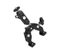 Pince rotative universelle en alliage d'aluminium avec rotule pivotante à 360 ° pour trépieds, barres transversales, systèmes de cardan, adaptateur de griffe pour cardan, tige/barres transversales