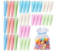 Pince sachet alimentaire 36 pièces 6/8/11 cm multicolores réutilisables pour cuisine, conservation bonbons snacks café congélation bureau pique-nique camping organisation fermeture sac