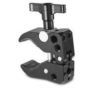 Pince Super Clamp SMALLRIG avec trous filet s 1/4, goupille de positionnement 3/8 pour crou papillon standard ARRI en T et patins en caoutchouc