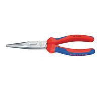 Pince téléphone - KNIPEX - bec droit gaîné bi-matières - 200 mm - Rouge - A cheville