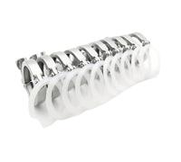 Pince Tri 1.5 "2" 2.5 "3" 50.5/64/77.5/91mm, virole OD SS304, raccord Tri trèfle en acier inoxydable for le brassage à domicile(10 piece,1.5Inch x K50.5)