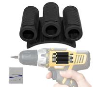 Pince universelle auto-adhésive pour perceuse à percussion, étui à outils avec forte adhérence pour un accès facile à six embouts de tournevis (1 pièce)