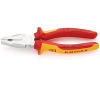 Pince universelle L.190mm chromée, multi-gaines VDE KNIPEX