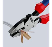 Knipex Pince universelle pour câbles modèle américain 09 02 240 – 470 g, forte démultiplication