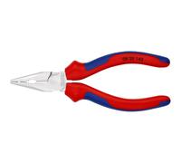 PINCE UNIVERSELLE PRO KNIPEX DEMI RONDE 145mm CHROME AVEC POIGNEE ERGONOMIQUE
