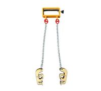Pince verticale for tambour d'huile, pince de levage for à double chaîne