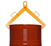 Pince verticale pour tonneau, pince de levage jaune, pince de levage de baril d'huile, capacité de charge maximale : 0,6T/1322,77 lbs peut être utilisé pour le transport de fûts en plastique Fûts