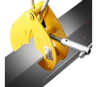 Pince verticale réglable pour poutre en I - Pince de levage en acier avec capacité de 1/2/3 T, idéale pour les cintres de poutre en H, gamme d'ouverture polyvalente (2T) pour levage intensif