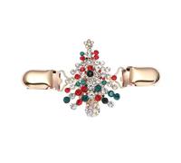 Pince Vetement Clip de pull en strass, 2 pièces, Corsage à franges, boucle Anti-lumière, épingles à revers Vintage, Clip de collier(Style 9)