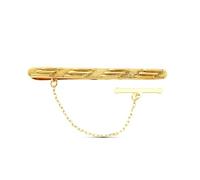 Pinceàcravate Or 18 carats à l'éclat combiné avec des godrons