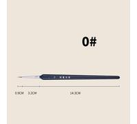 Pinceau À Aquarelle Pointu Pour Artiste, 1 Pièce, Pour Peinture À La Main, Brosse À Aquarelle, Fournitures D'art