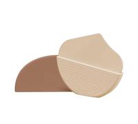 Pinceau à base de silicone - Application uniforme sans rayures | Outil plat pour estomper le maquillage | Pour usage professionnel et domestique, hypoallergénique et facile à nettoyer