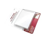 Pinceau à bords en plastique robuste pour une application précise de la peinture, design de poignée confortable, idéal pour les artistes, les amateurs d'artisanat et les peintres de bordure