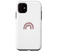 Pinceau à Dessin Arc-en-Ciel Rose Amusant Coque pour iPhone 11