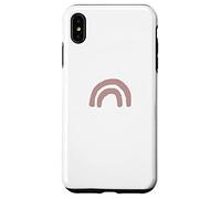 Pinceau à Dessin Arc-en-Ciel Rose Amusant Coque pour iPhone XS Max
