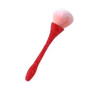 Ｚｉａｌｏｆｉ Pinceau à fard à joues, pinceau de maquillage en poudre libre, pinceau de maquillage pour le visage, pinceau à poudre pour fard à joues en poudre, Rouge