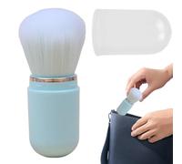 Pinceau à fard à joues rétractable, pinceau à poudre rétractable | Petit pinceau de fond de teint - Pinceau de fond de teint rétractable pinceau de maquillage Compact doux avec couvercle pour fond de