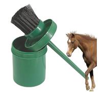 Pinceau à huile pour sabots | Vous pouvez faire la routine de soin des sabots de votre cheval avec notre pinceau à sabots avec un seau pour votre routine de soin des chevaux. Son design unique rend le