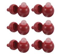Pinceau à Lèvres à Tête Ronde 6 Pièces Mini Portable en Silicone