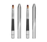 Pinceau à Lèvres, Conception de Joint Avancée, Pinceau à Rouge à Lèvres en Tube D'aluminium pour Salon de beauté Professionnel