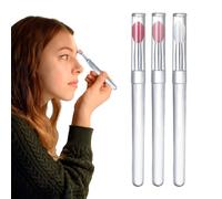 Pinceau à lèvres en silicone avec couvercle, applicateur de pinceau à brillant à lèvres en silicone, Applicateur à lèvres réutilisable 3 pièces portable, Pinceaux applicateurs de rouge à lèvres avec c