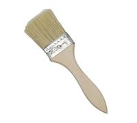 Pinceau à manche en bois, Peinture et peinture à éclats Pinceaux utilitaires for teintures Vernis Aquarelle Bois Mur Meubles Nettoyant for pinceaux(2 inch)