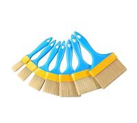 Pinceau à manche en bois, Pinceau multifonction avec manche en plastique for peinture murale et meubles, ensemble de pinceaux for artistes(1 set)