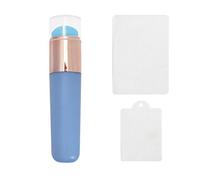 Pinceau à ongles en silicone et tampon transparent pour ongles Bleu | Ensemble de pinceaux et tampons en silicone pour créer des dégradés d'ongles uniques
