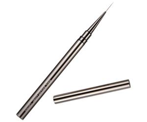 Pinceau à Ongles Ultra Fin en Métal pour Nail Art Précis | Usage Professionnel, Application Lisse, Prise en Main Facile pour Tracer, Noir, Apprentissage et Salon