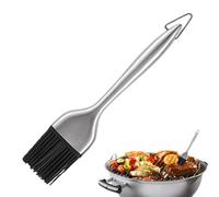 Pinceau à pâtisserie | Outil extra long résistant à la chaleur pour tartiner, pinceau à beurre avec manche en acier inoxydable et tête amovible, pour cuisson en cuisine et grill