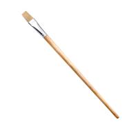 Pinceau à poils plats parfait pour une peinture et un vernissage précis (1 pièce | 18 mm)