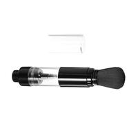 Pinceau à poudre de gaufrage - Applicateur de maquillage rétractable, facile à transporter et réutilisable avec support rétractable et capuchon pour paillettes, poudre à gaufrer, résine et maquillage