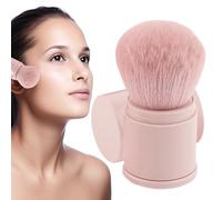 Pinceau à poudre de maquillage, pinceau rétractable pour poudre compacte - Pinceau de voyage compact pour fard à joues et fond de teint, applicateur cosmétique portable pour utilisation à la maison ou