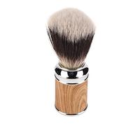 Pinceau à raser, blaireau de rasage pour hommes avec poignée, augmentation de la mousse élimination efficace des résidus très absorbants cheveux synthétiques pour salon maison