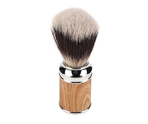 Pinceau à raser, blaireau de rasage pour hommes avec poignée, augmentation de la mousse élimination efficace des résidus très absorbants cheveux synthétiques pour salon maison