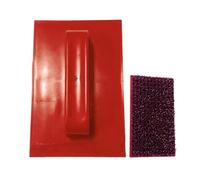 Pinceau à texture Stipple - Outil à main pour la finition du plafond - Poignée rectangulaire antidérapante pour plâtrage et peinture - Idéal pour les projets de bricolage, de microciment, de bricolage