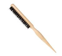 Pinceau à trois rangs pour le cou - Outil professionnel de coiffure - Manche fabriqué pour des sections lisses - Pour des travaux de mise en forme, un séchage en salon - Volume personnel - W