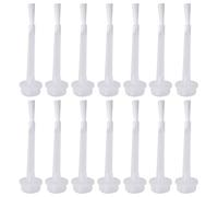 Pinceau à Vernis à Ongles Blanc, 50 Pièces, Plastique pour Manucure | Fournitures de Manucure, Créez des Motifs D'ongles, Usage Maison et Salon, pour Débutants et Professionnels