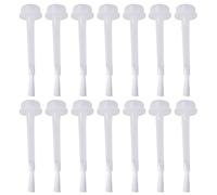 Pinceau à Vernis à Ongles pour Nail Art, Lot de 50, Plastique | Usage Salon Professionnel ou DIY à Maison, Blanc, pour Manucures et Apprentissage