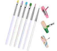 Pinceau à Vernis à Ongles - Stylet à Points pour Ongles | Outil De Pointillage Estampage Et Application Pour Vernis Gel Débutants Et Expérimentés