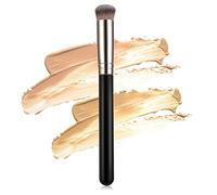 Pinceau anti-cernes Kabuki pour fond de teint et contour de nez, poudre minérale liquide (14 x 145 mm)
