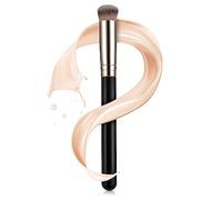 Pinceau anti-cernes Kabuki pour fond de teint et contour de nez, poudre minérale liquide (14 x 145 mm)