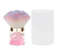 Pinceau Anti-poussières pour Les Ongles, Brosse de Poussière pour Ongles Pinceau Poussiere Ongle Pinceaux Maquillage Pinceau Multifonctions Souple pour Le Visage Maquillage Manucure