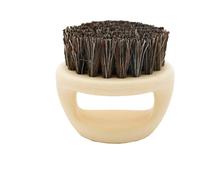 Pinceau applicateur pour huile à raser - Outil de soin de barbe pour homme, Brosse à poils naturels doux, accessoire de coiffage du visage, poignée en bois | Brosses de soins