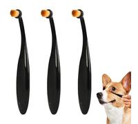 Pinceau applicateur professionnel pour chiens et chats | Détachant anti-déchirure avec poils longs lavables et manche ergonomique